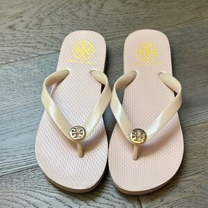 Tory Burch Women's Pink Flip Flops / Sandals Size 7